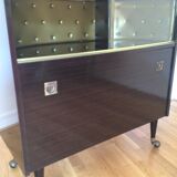 Vintage rolling bar cabinet