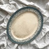 Oval ironstone dish "Sully" Choisy le Roi Hautin Boulenger et Cie