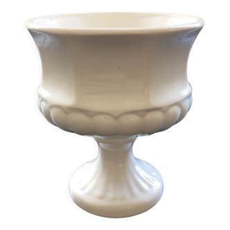 Vase blanc style Médicis