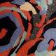 Postmodern Art rug by Pierre Balmain for Van Neder Rugs, France 1980s