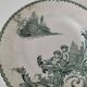 ironstone plate, A. Lebacqz & M. Bouchart earthenware factory, Trianon model