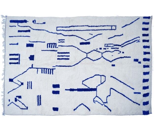 Colorful Berber carpet 278x219cm