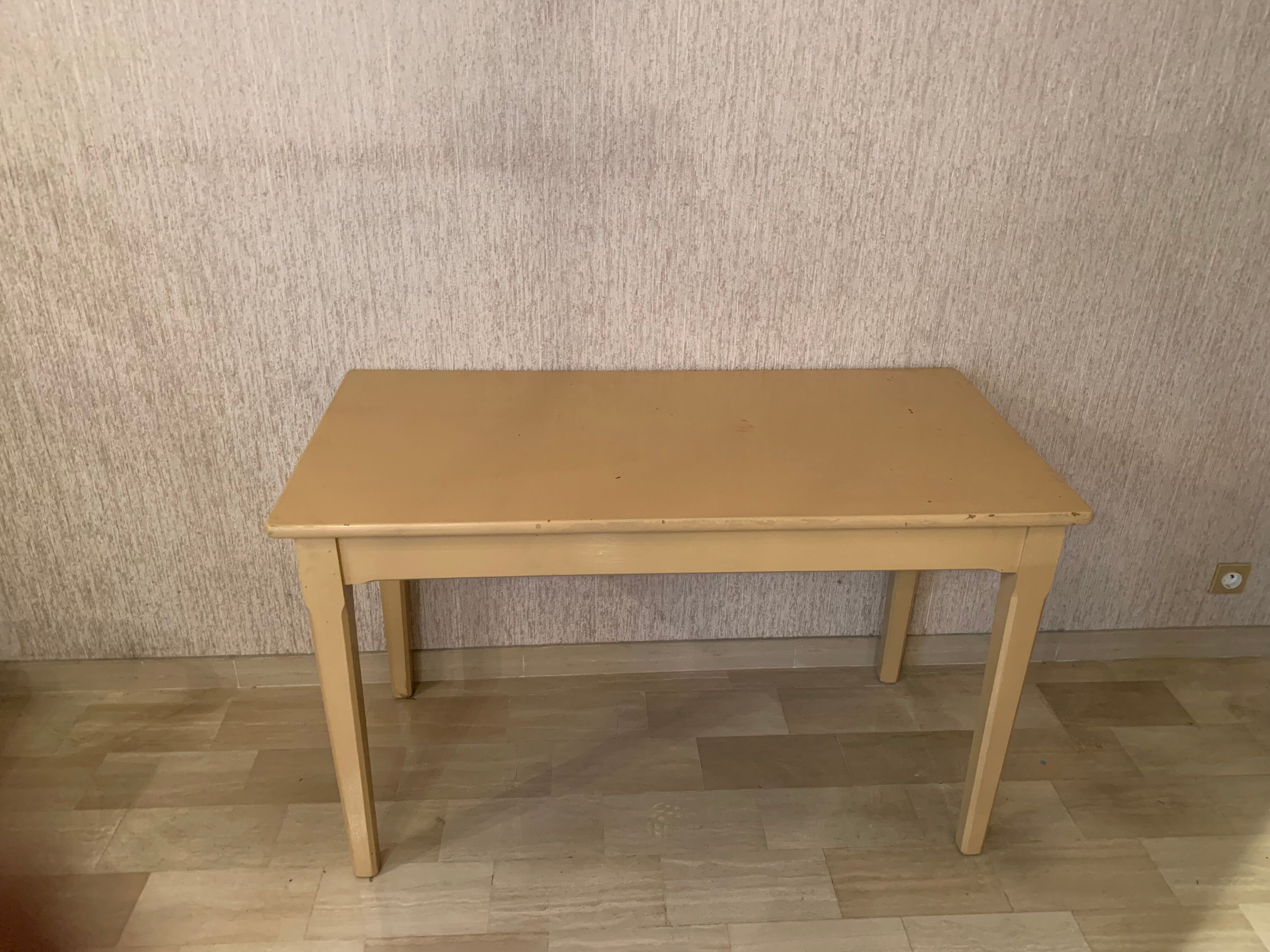 Old painted wooden table