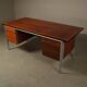 Executive desk by ORA Acciaio, produced in Italy during the 1970s.