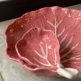 Cabbage leaf barbotine dish