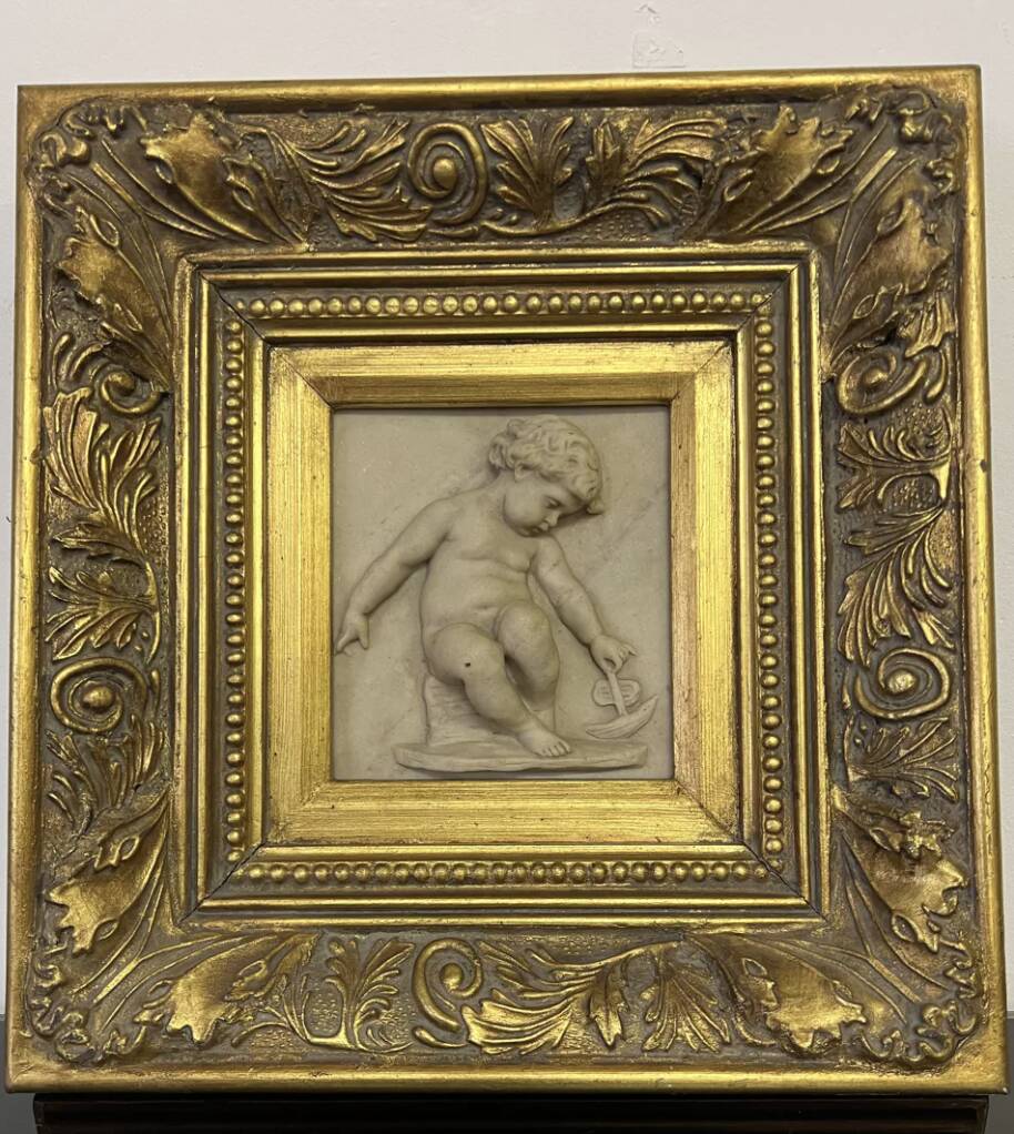 Marble high relief, 1882