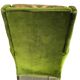 Vintage moss green armchair / one seater