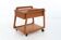 Sika Mobler sewing trolley, teak, Denmark, vintage, 1960s