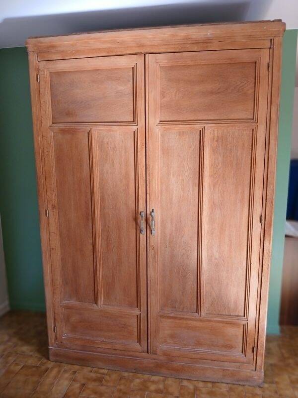 Wooden wardrobe