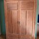 Wooden wardrobe