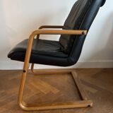 Teak and Skai Armchair