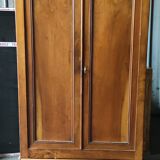 Wardrobe two doors Louis Philippe walnut