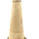 Conic parchment and brass table lamp, France 1960