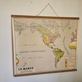 Old geography solar map 1960