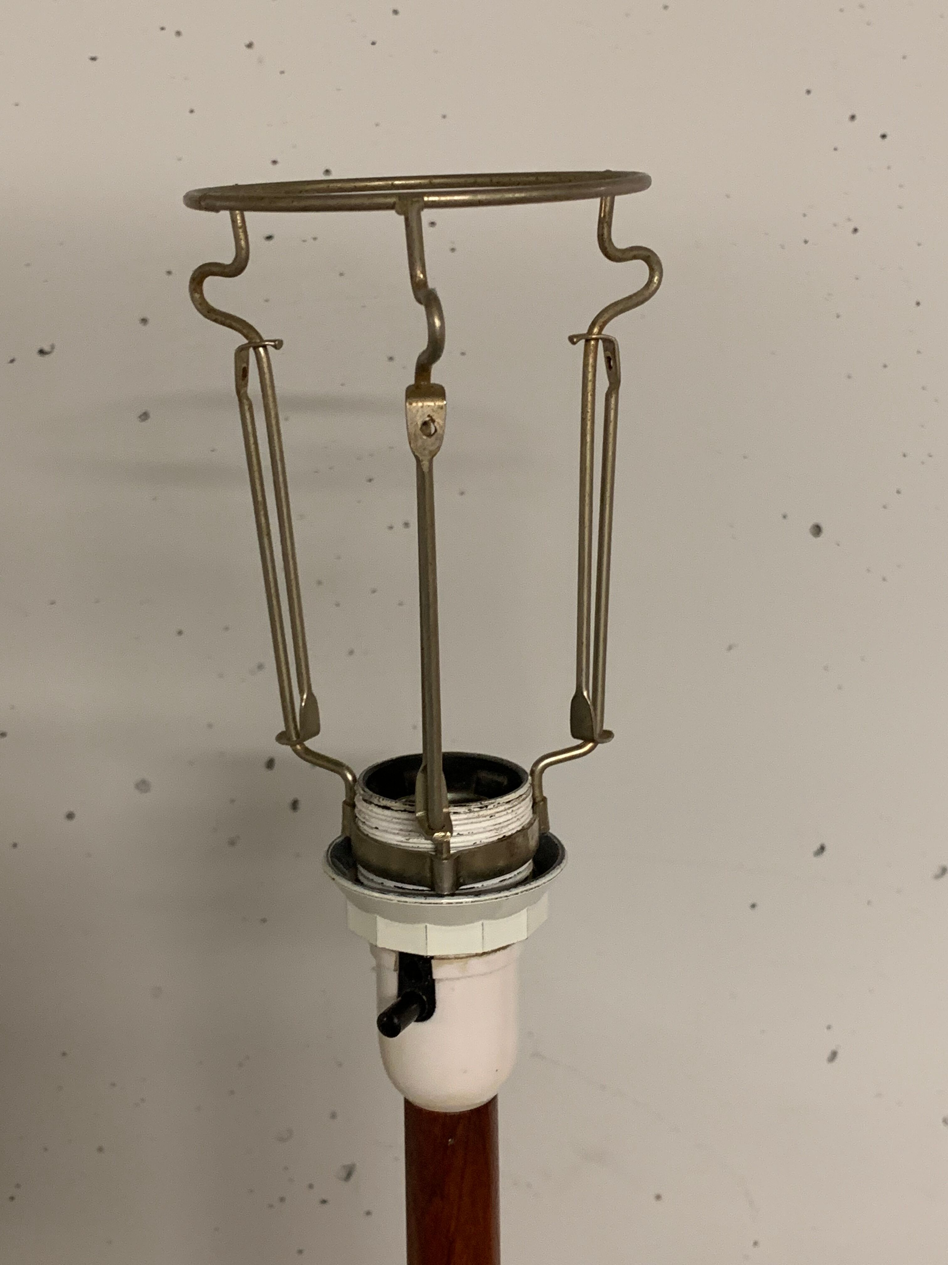 Lampadaire vintage scandinave en teck 1960