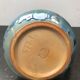 Former pitcher bec ceramics rose - vintage blue