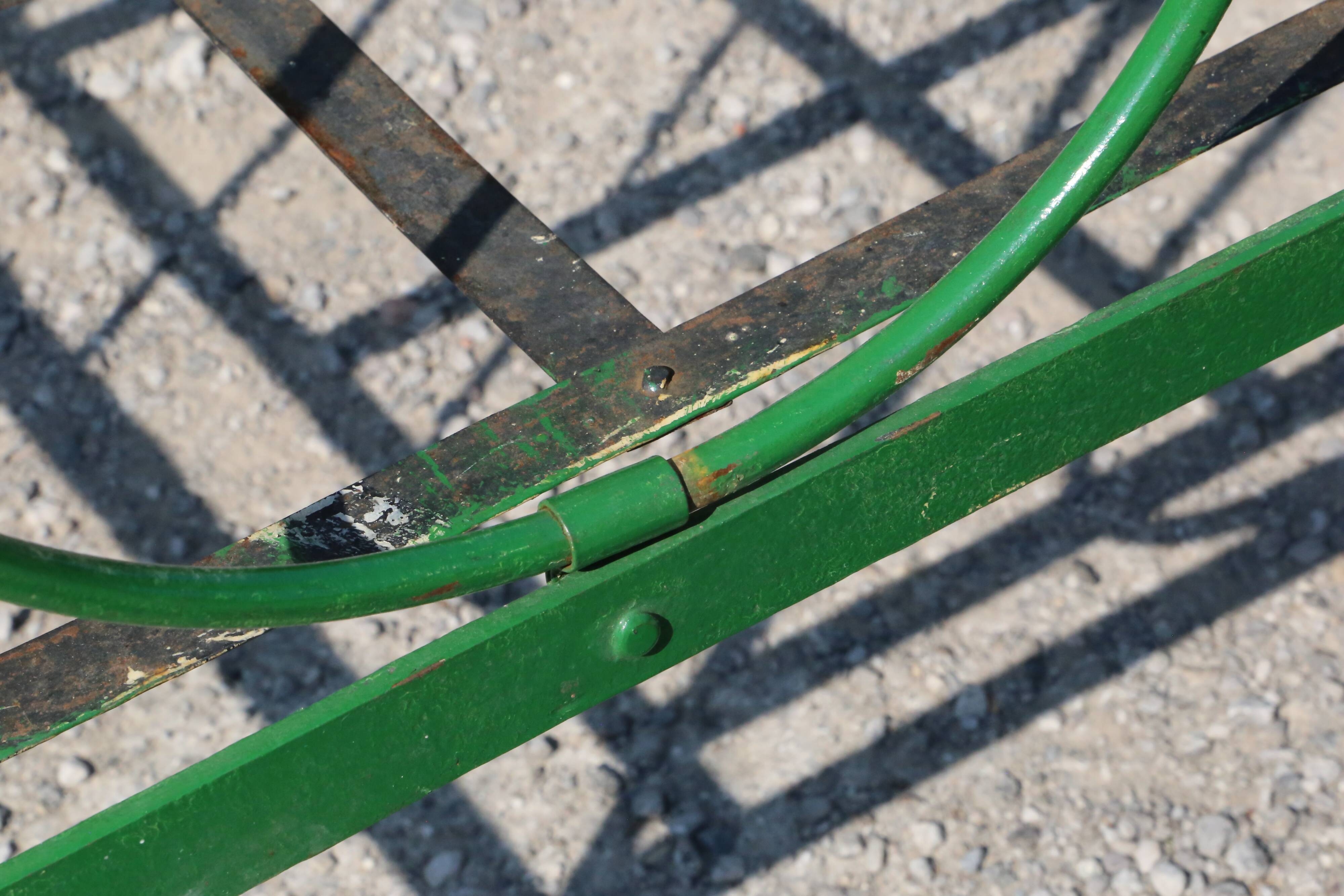 Antique metal bed, vintage