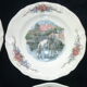 Set of 6 dessert plates in Sarreguemines model Obernai