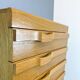 Vintage chest of drawers, oak, 70s