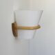 Vintage pin and opaline perspex wall light, France, 1980.