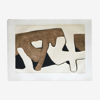 MARCA-RELLI Conrad, Composition 14, 1977. Etching and aquatint signed