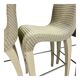 Set de 4 tabourets de bar, Vincent Sheppard, Lloyd Loom, années 2000