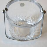 Crystal ice bucket from G. Durand in very good condition