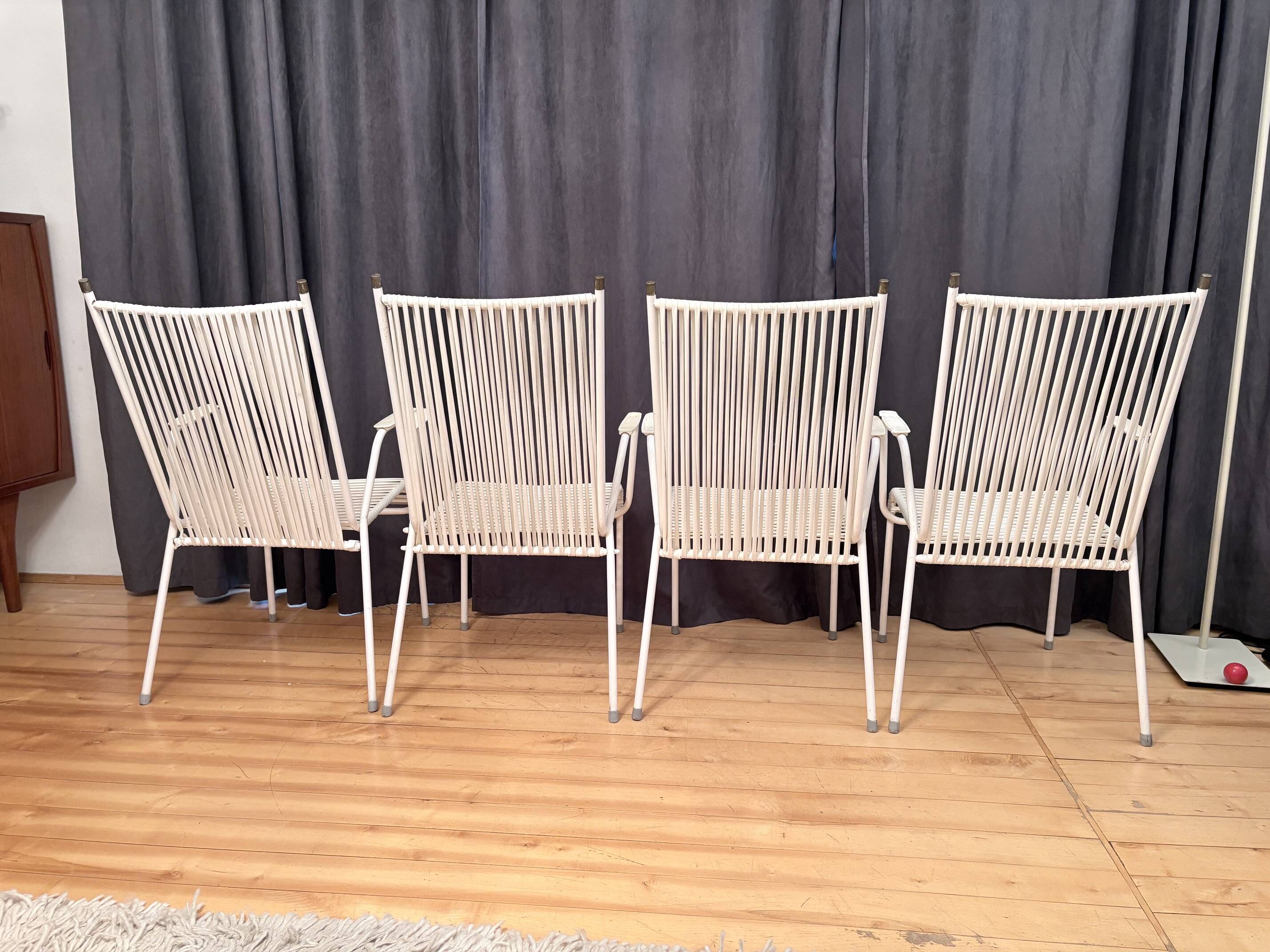 Set of four Mauser chairs, Germany, 1960s