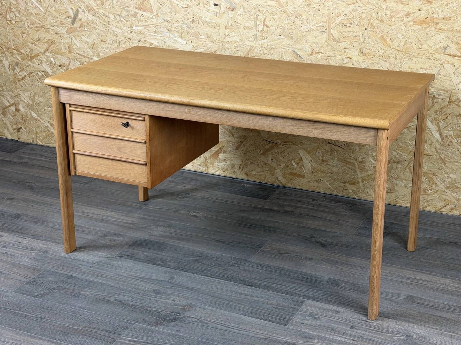 1960s 1970s Oak Writing Desk Sliding Top by Peter Løvig Nielsen for Løvig