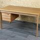 1960s 1970s Oak Writing Desk Sliding Top by Peter Løvig Nielsen for Løvig