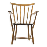 Fauteuil relax en bois scandinave