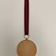 Round brass witch mirror