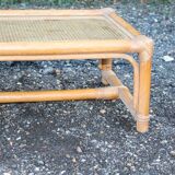 Rattan coffee table and canning