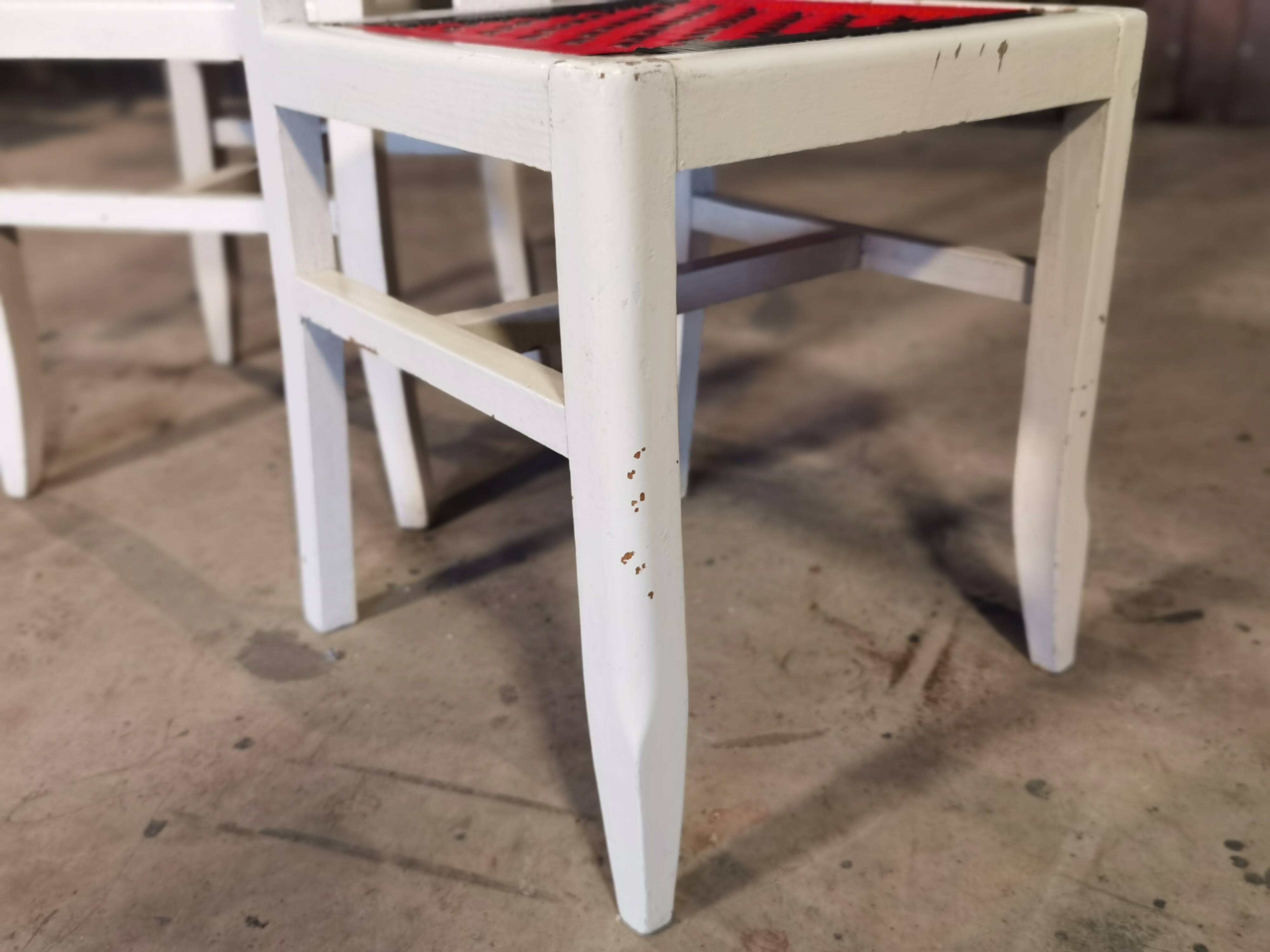 Paire de chaises Cruege reconstruction 1950