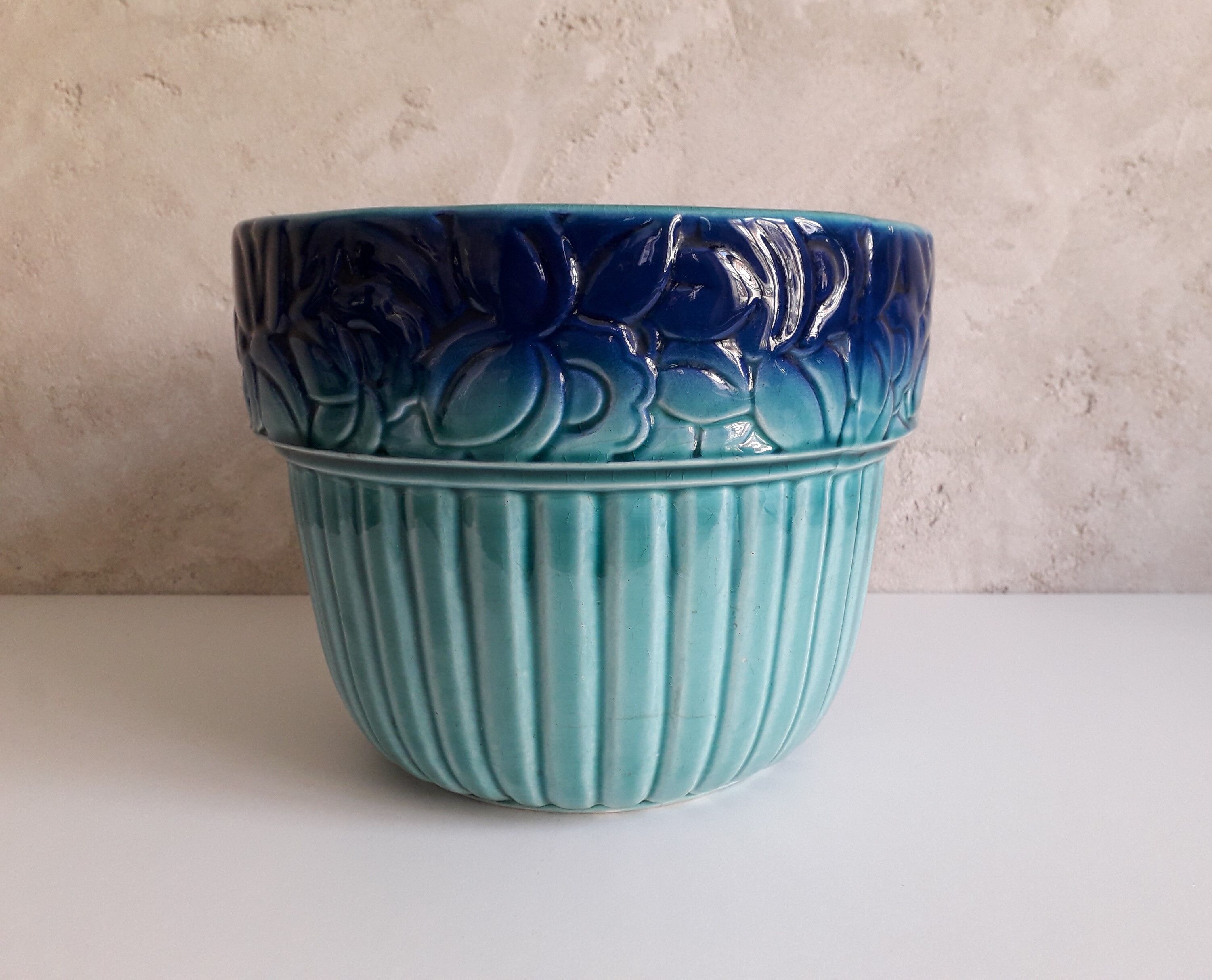 Art Deco Orchies splash pot cover