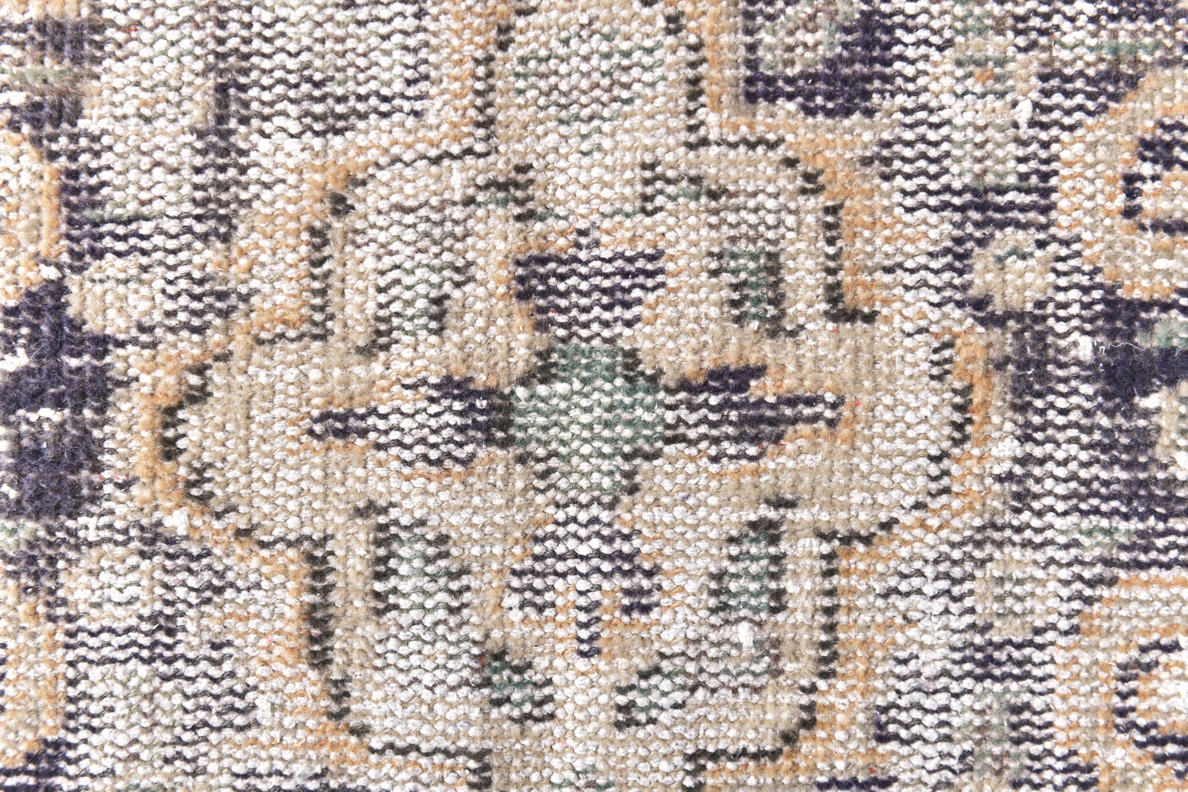 5x9 Peach Orange Handmade Wool Vintage Rug, 172x277Cm SK 240635