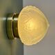 Vintage Art Deco frosted glass globe wall/ceiling light.