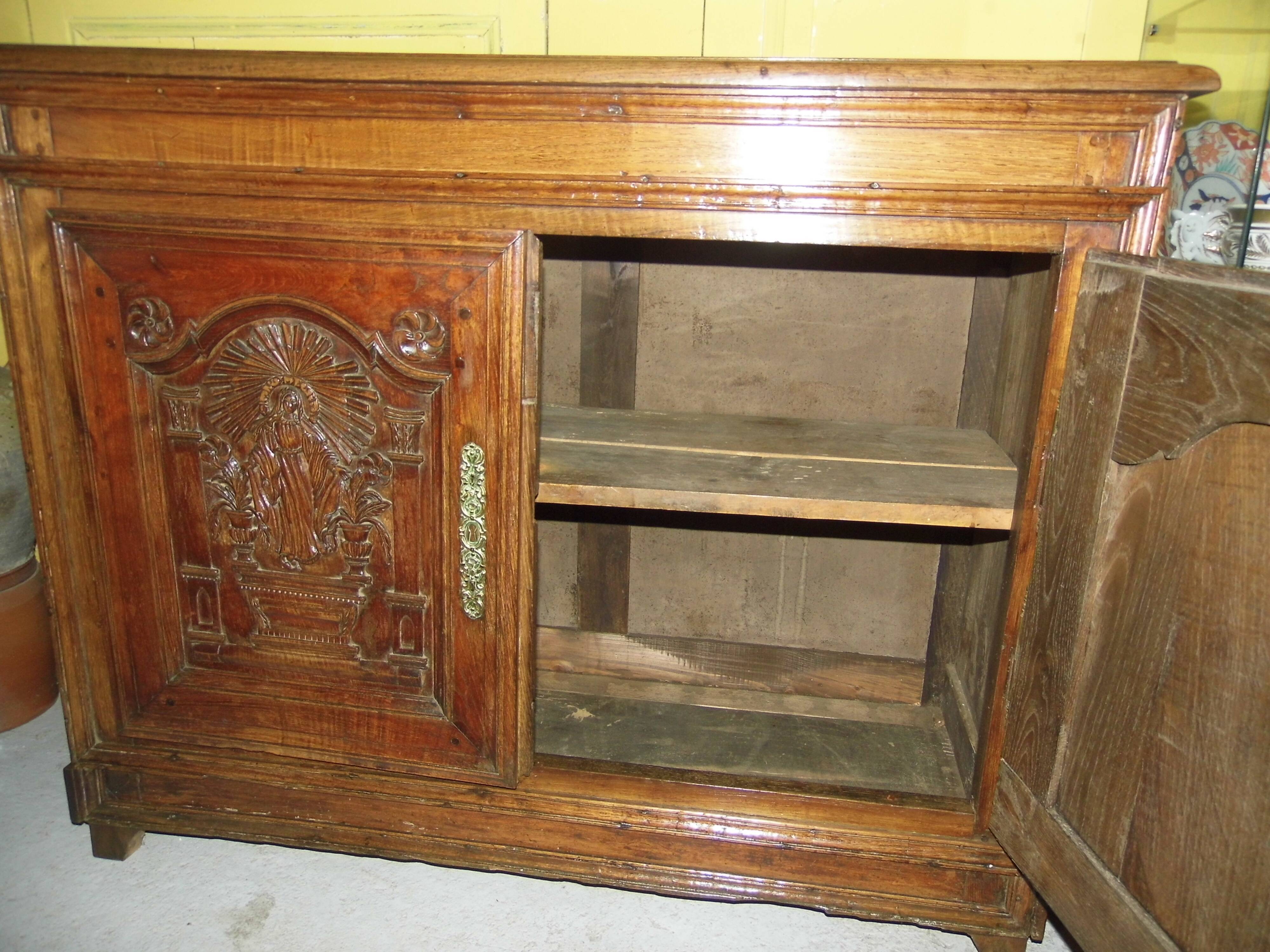 19th century chestnut sideboard