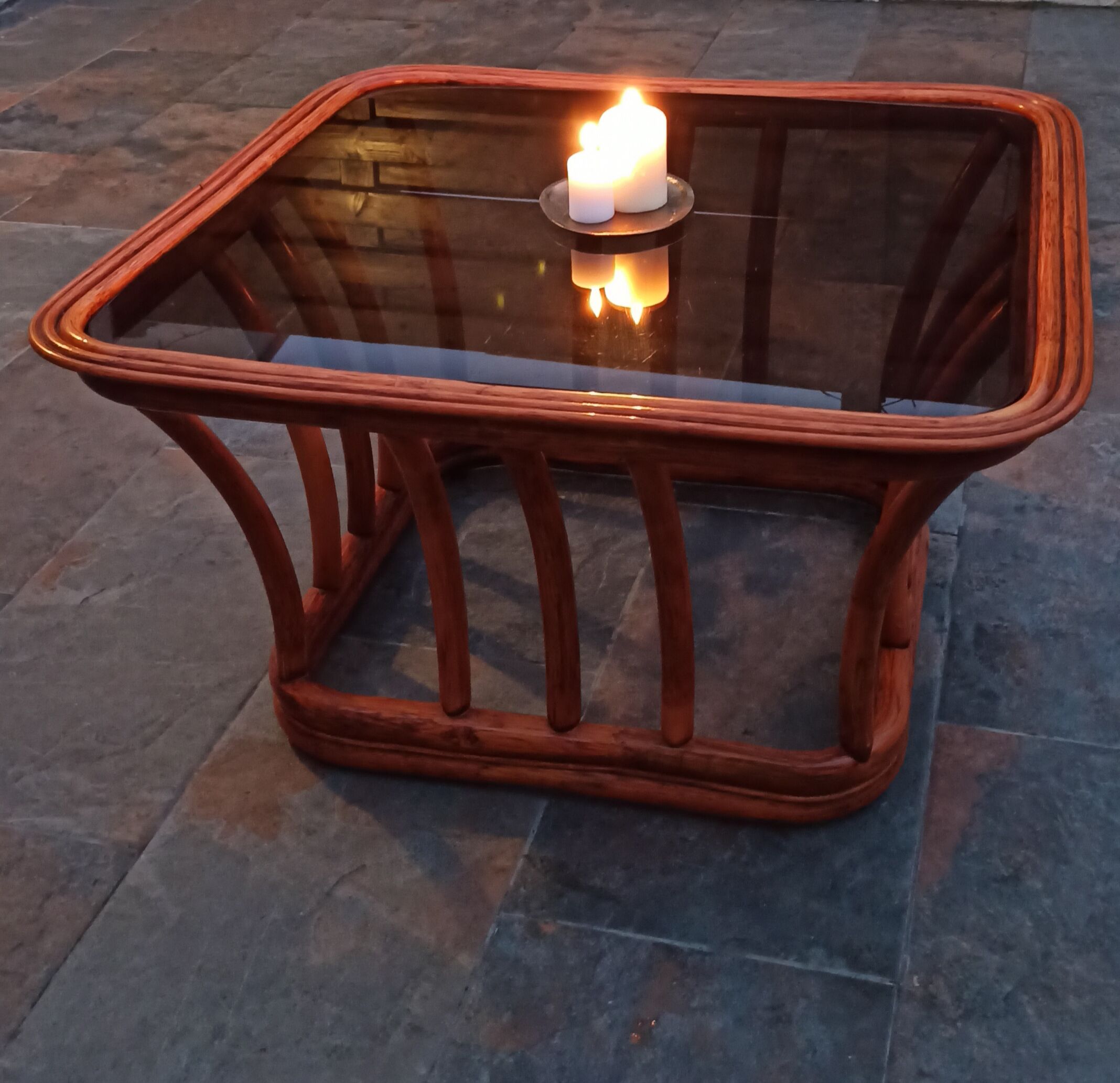 Philippine cane coffee table