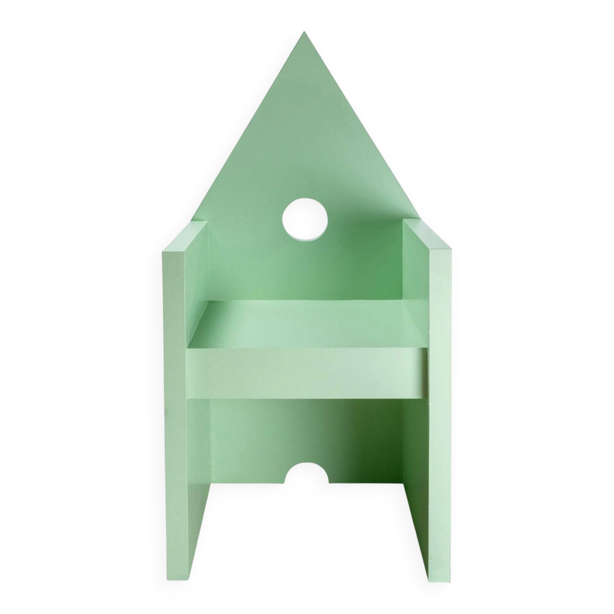 "Vescovina" chair by Lanfranco Benvenuti for Meccani, 1985 — example