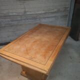 Table chêne moderniste cubique art déco 1940