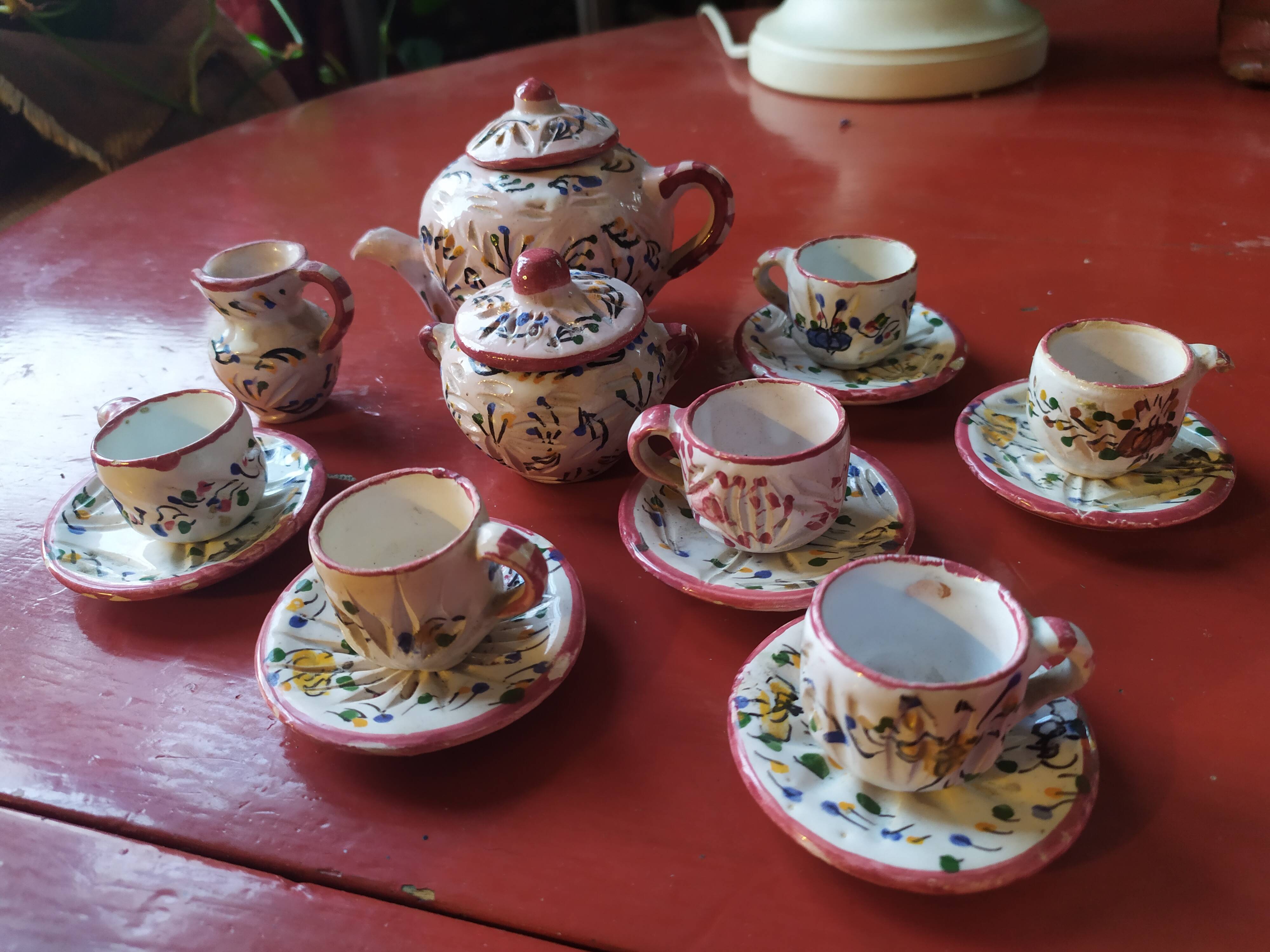 Earthenware dinner set