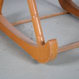 1950s Rattan Cradle from the Netherlands