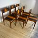 Set of 6 vintage chairs attributed to Erik Buch – Denmark, 1960s