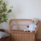 Vintage wicker chest
