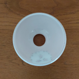 French vintage pink glass rose bud lantern style replacement shade