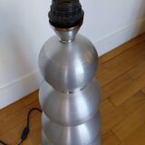 Bubble lamp in brushed aluminum from the 70s