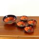 Set Of Ceramic Bowls By Ditta Abrhamova, Czechoslovakia 1980s