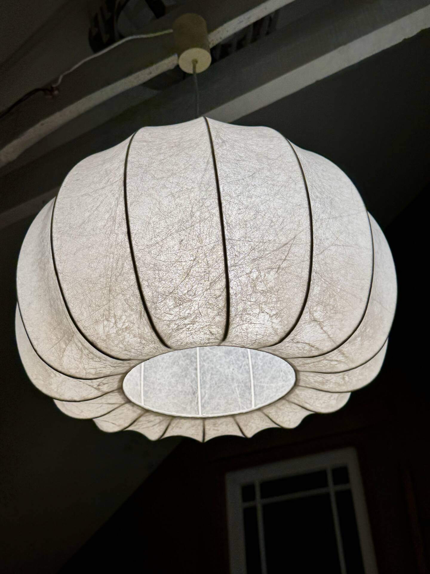 Large "Cocoon" pendant – Design by Goldkant Leuchten (1960s)