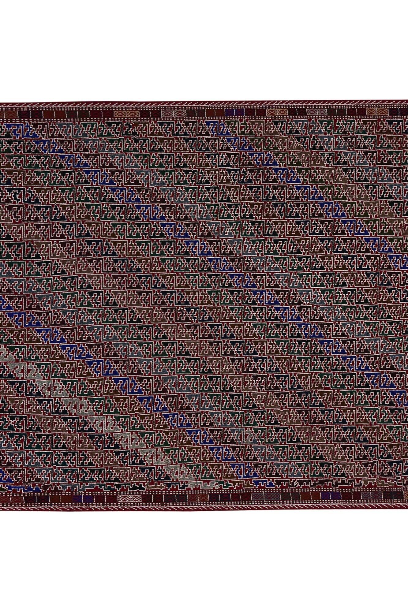 Vintage Turkish kilim, handwoven, 166x240 cm.